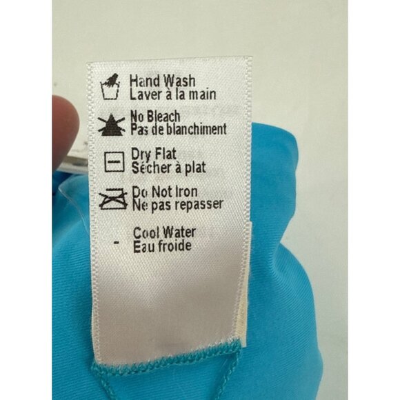 LSpace Womens Cabana Bikini Bottom Bitsy Cut Small Blue New - Picture 4 of 6